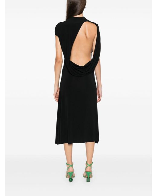 Jacquemus Black La Robe Salerno Midi Dress