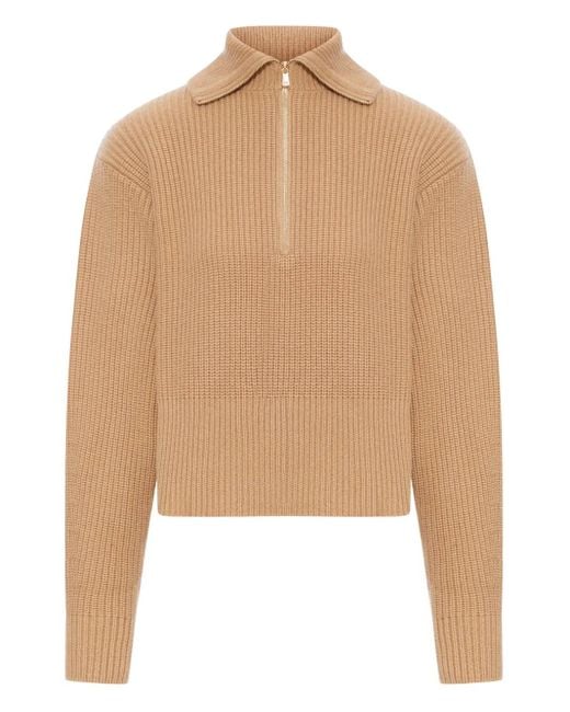 Max Mara Natural Camel Wool Cashmere Nadar