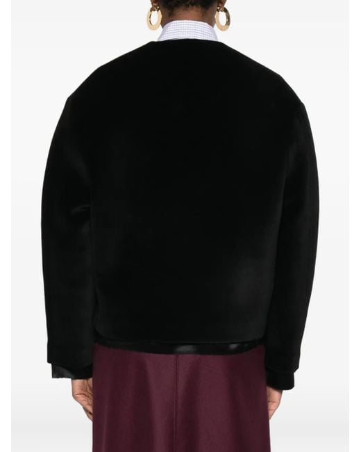 Pull À Col V Jil Sander en coloris Black