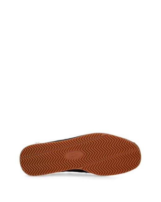 Lacoste Black Suede Logo-Patch Sneakers