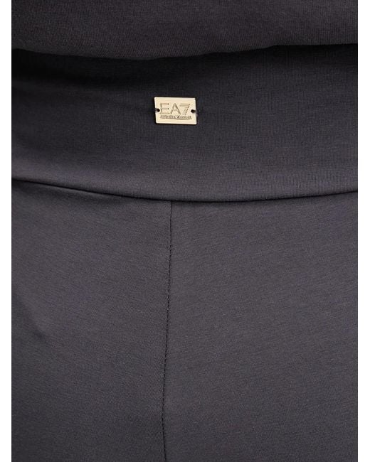 EA7 Legging Met Logoplakkaat in het Black