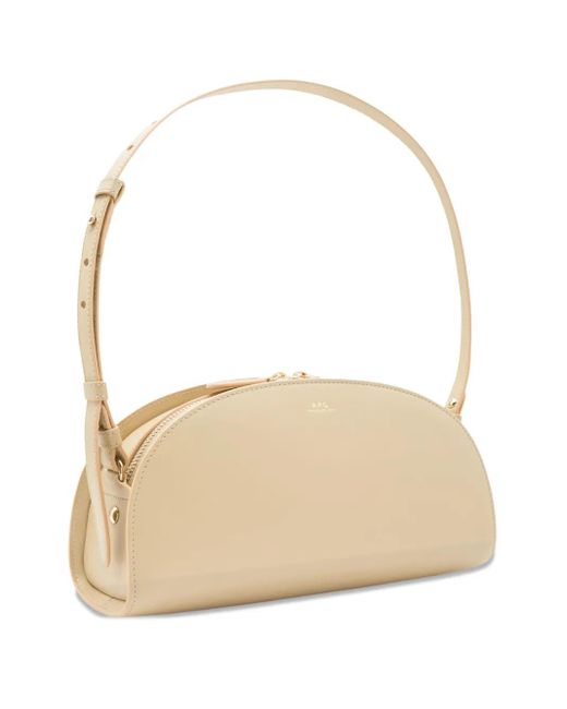 A.P.C. Natural Leather Shoulder Bag