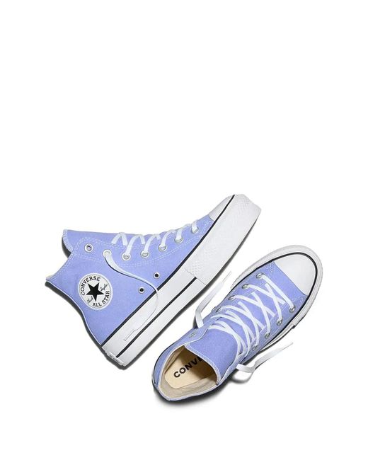 Converse Blue Chuck Taylor All Star Lift Sneakers
