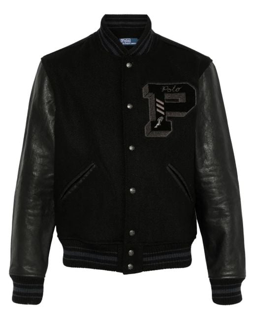 Polo Ralph Lauren Black Bomber Jacket for men