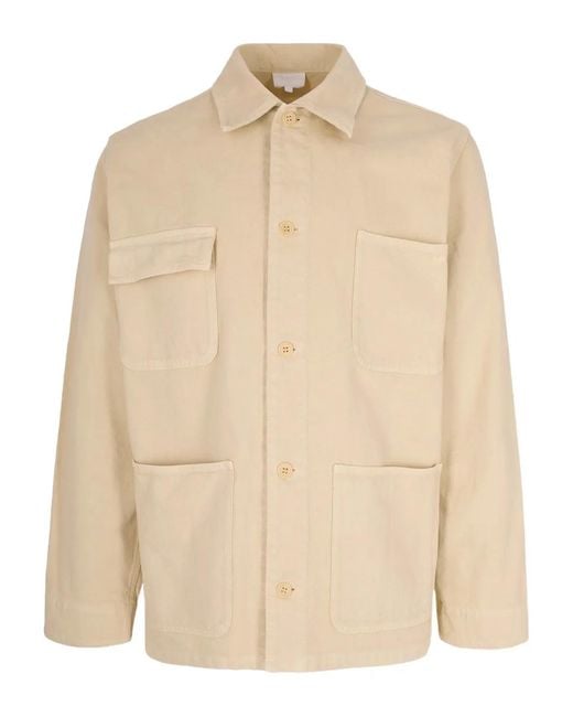 A.P.C. Natural Pocket Cotton Jacket for men