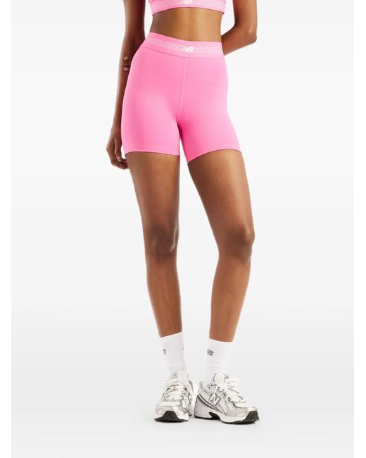New Balance Pink Nb Sleek Shorts