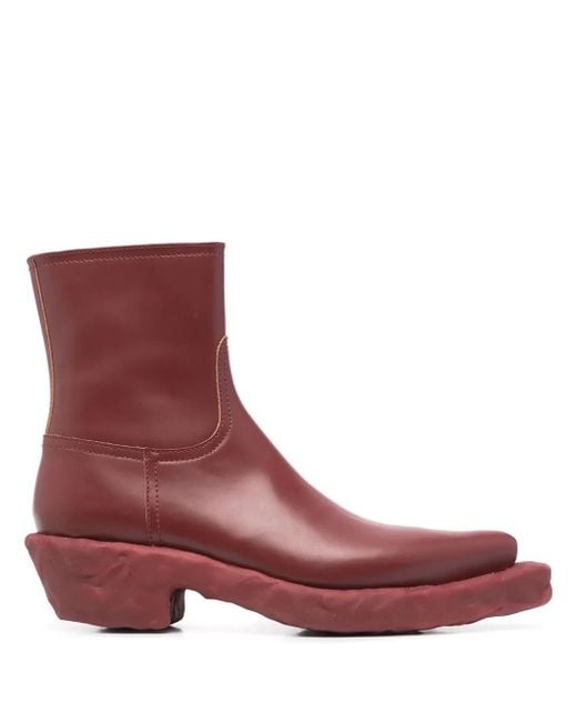 CAMPERLAB Red Venga Leather Boots for men