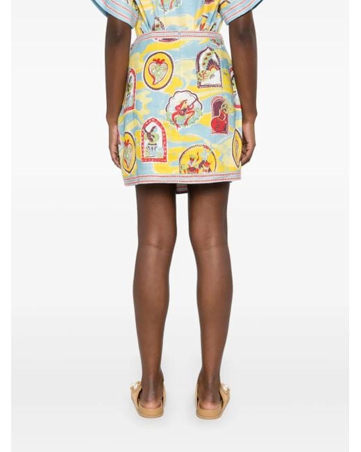 Minijupe Emilio ALÉMAIS en coloris Gray