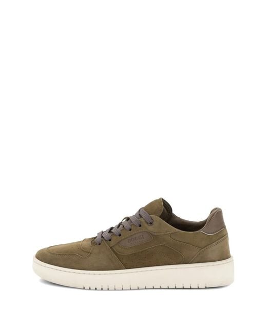 Boggi Brown Logo-Detail Sneakers for men