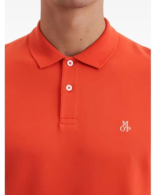 Marc O' Polo Logo-Embroidered Polo Shirt for men
