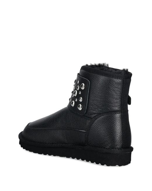 Liu Jo Black Studded Ankle Boots