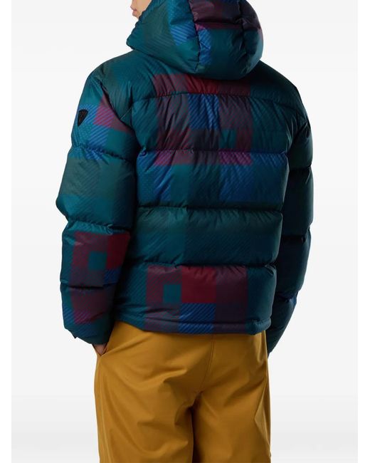 Rossignol Blue Abel Down Hoodie Jacket for men