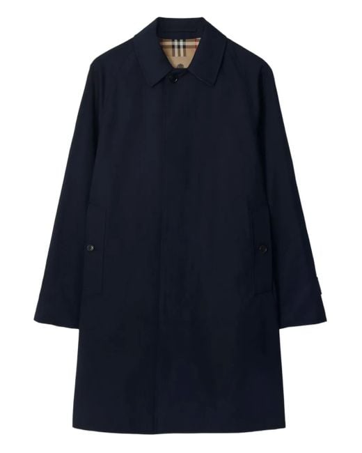 Burberry Camden Jas Met Raglan Mouwen in het Blue voor heren