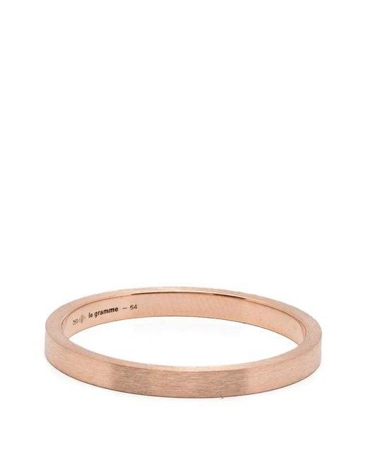 Le Gramme Pink Flat-Band Ring