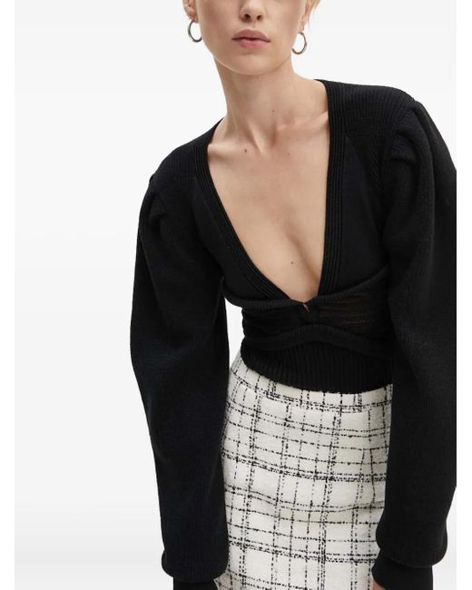 IRO Black V-Neck Sweater