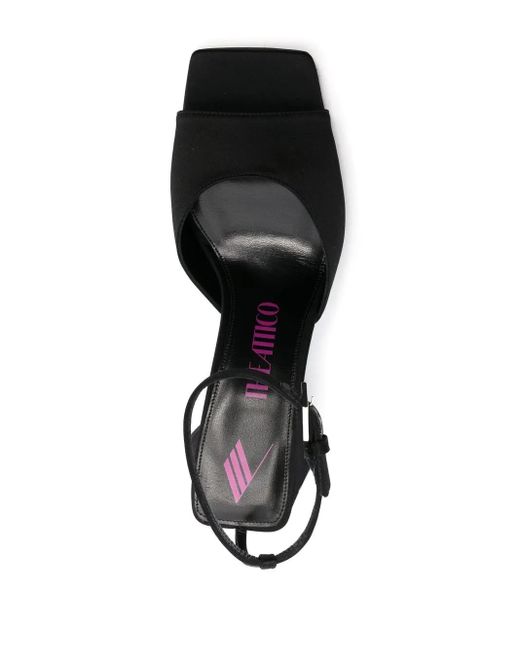 The Attico Black Piper 85Mm Sandal