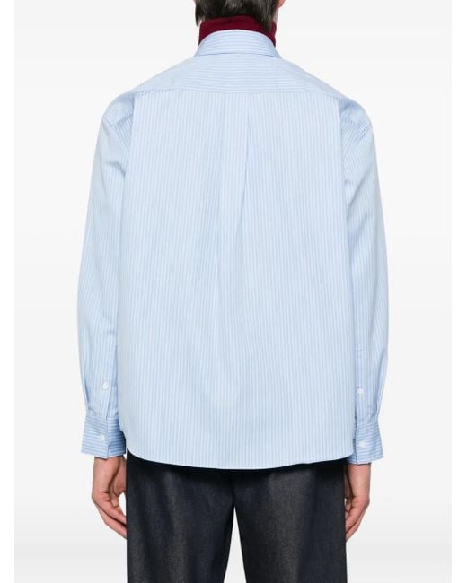 Camicia A Righe di Sandro in Blue da Uomo