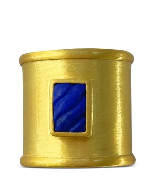 Akansha Sethi Yellow X Ursa Lapis Lazuli Band Ring