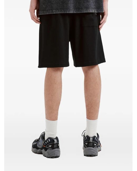 FIVE CM Black Short En Coton À Lien De Resserrage for men