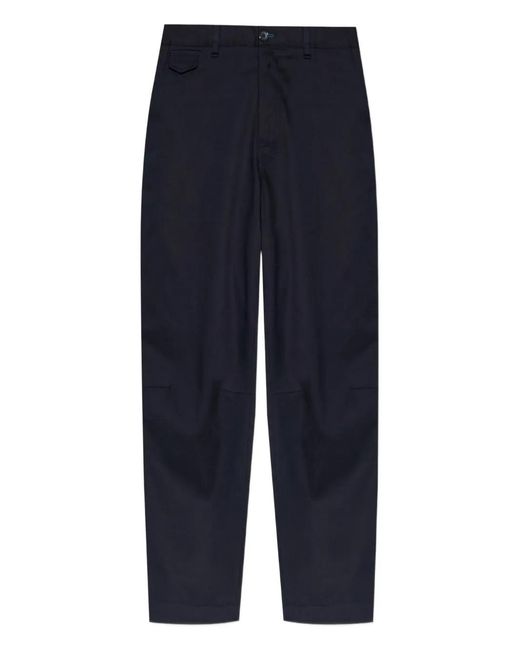 Paul Smith Blue Panelled Straight Trousers for men