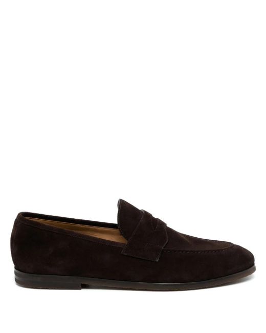Neil Barrett Suède Loafers in het Black voor heren