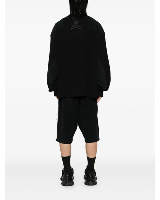 MASTERMIND WORLD Black Patchwork Sweater for men