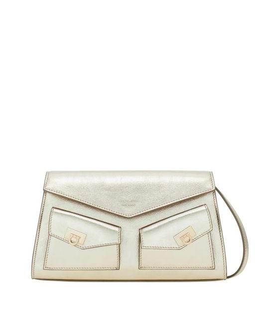 Ferragamo マルチポケット クラッチバッグ Natural