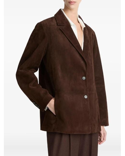 Vince Brown Jacke aus Wildleder