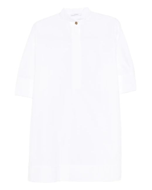 Givenchy White Mock-Neck Mini Dress