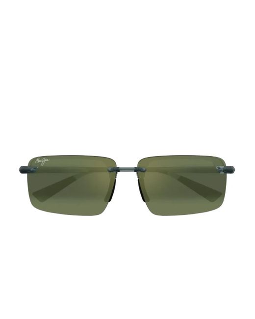 Lunettes De Soleil Carrées Laulima À Design Sans Monture Maui Jim en coloris Green