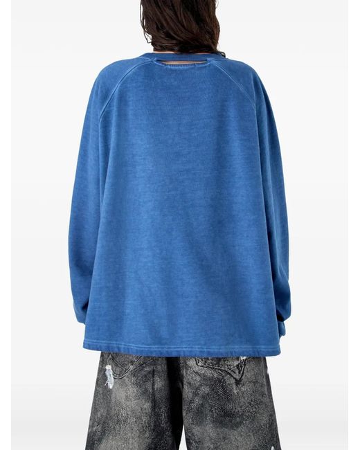 CAMPERLAB Blue Crew-Neck Sweatshirt