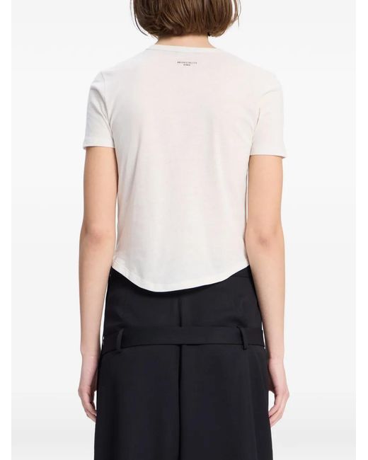 Ann Demeulemeester White Le Voyou Graphic-Print T-Shirt