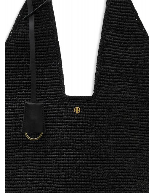 Anine Bing Black Leah Shoulder Bag