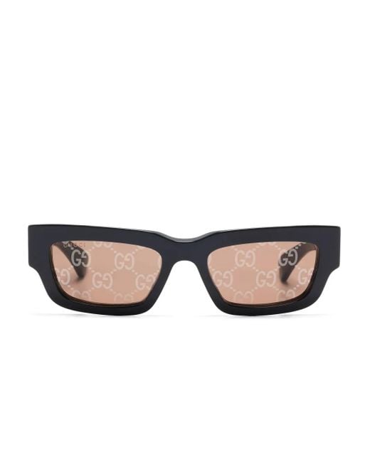 Gucci Gray Gg-Lenses Sunglasses for men