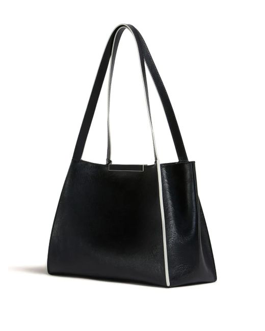 Marni Black Kleine Cresta Tote Bag