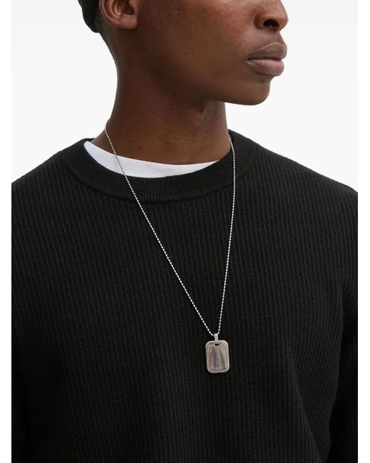 Samsøe & Samsøe Black Crew-Neck Sweater for men