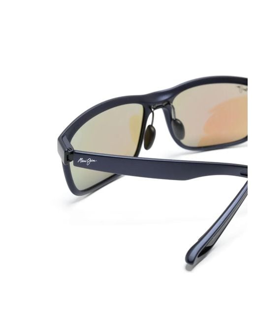 Maui Jim Blue Huelo Rectangular-Frame Sunglasses for men