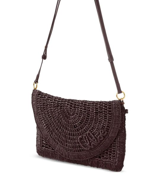 Chloé Purple Summer Banana Shoulder Bag