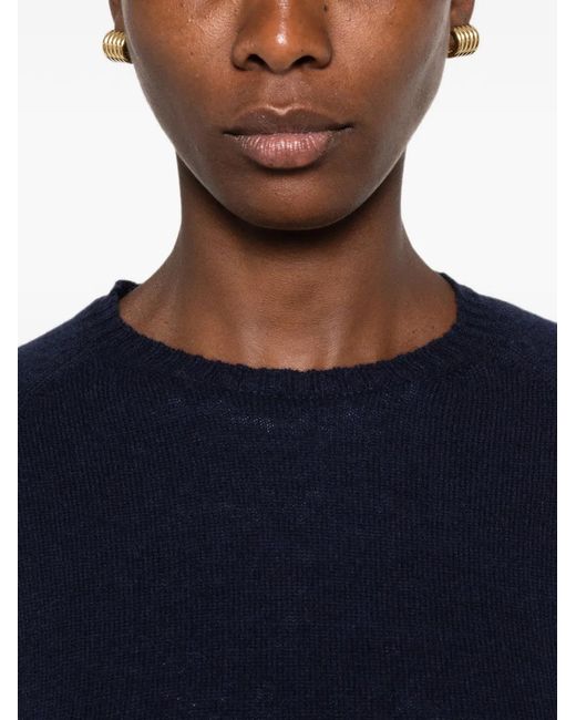 Base London Blue Round-Neck Sweater