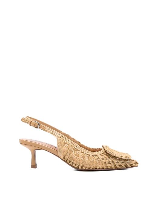 Bibi Lou Natural Hazel Pumps
