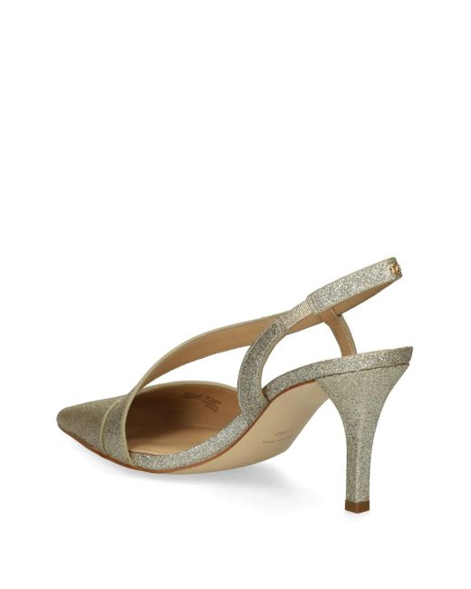 MICHAEL Michael Kors Metallic Calf Leather 'Jaida' Slingback