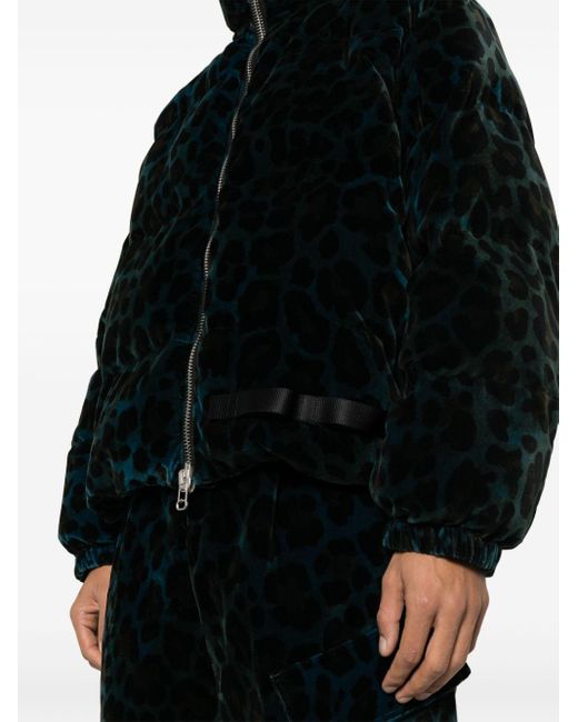 Giacca Ottanio leopardata di OAMC in Black da Uomo