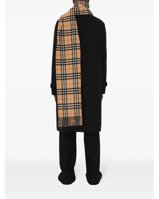 Sciarpa Check di Burberry in Natural