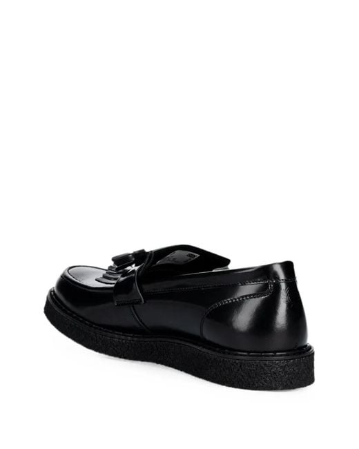 Fred Perry Black X George Cox Leather Loafers for men