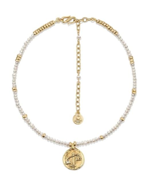 Goossens White Astro Libra Necklace