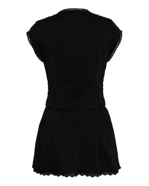 Reformation Black Valetta Two Piece