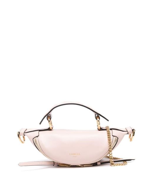 Lancel Pink Mini Origami Cross Body Bag