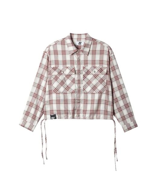 Izzue White Check Pocket Shirt