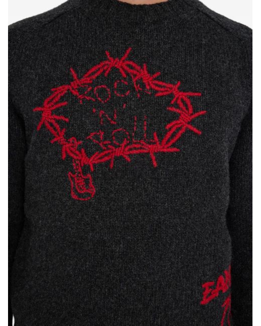 Zadig & Voltaire Blue Jordan Merino Wool Sweater for men