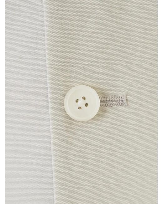 Lardini White Buttoned Waistcoat for men